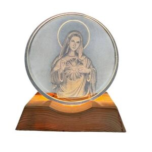 Luminaria Decorativa Coração De Maria 8Cm