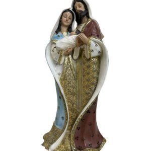 Sagrada Família Dourada 22 cm Resina