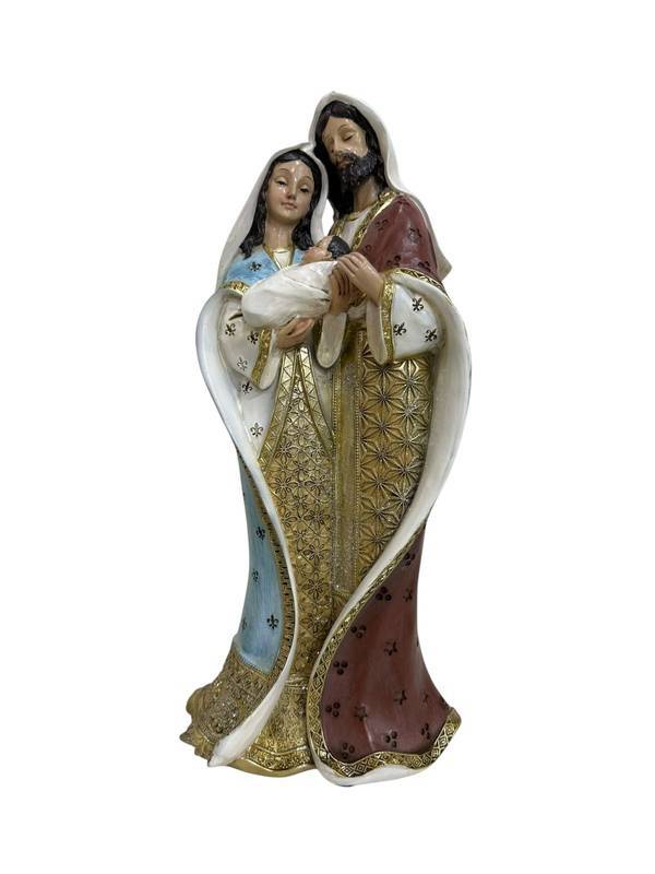 Sagrada Família Dourada 22 cm Resina