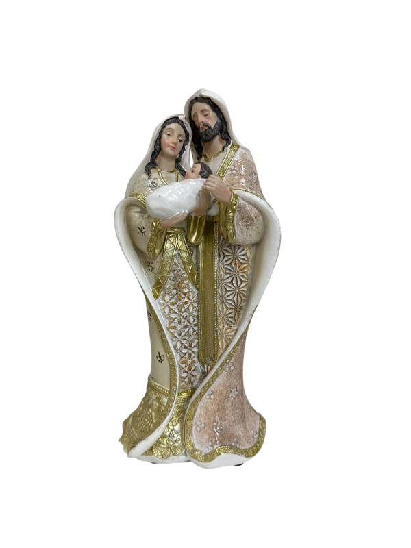 Sagrada Família Dourada 22 cm Resina